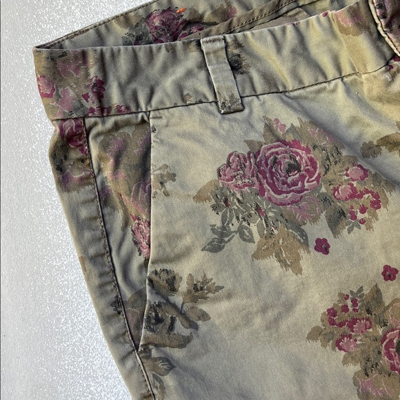 Joe Fresh Khaki Floral Pants - Picture 8 of 8